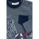 Набір дитячого одягу Breeze з тигром (10614-80B-blue)