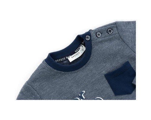 Набір дитячого одягу Breeze з тигром (10614-80B-blue)