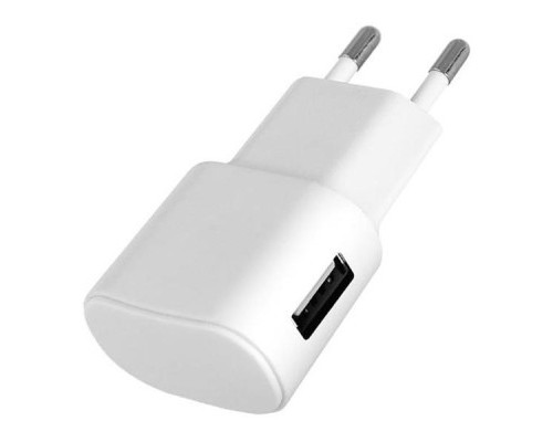 Зарядний пристрій Florence USB, 1.0A white (FW-1U010W)