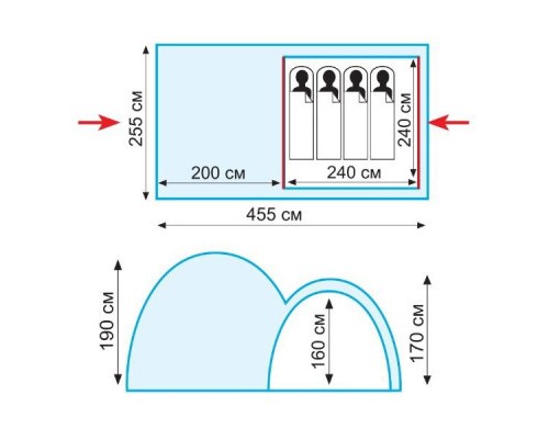 Намет Tramp Sphinx v2 (TRT-088)