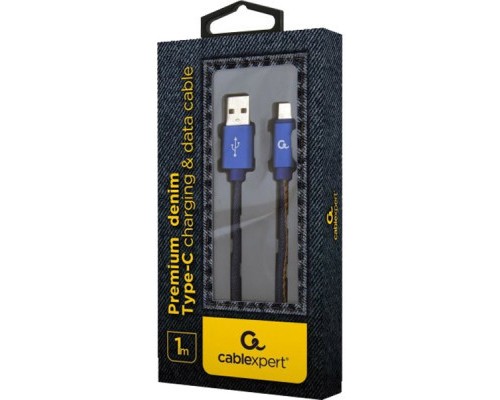 Дата кабель USB 2.0 AM to Type-C 1.0m Cablexpert (CC-USB2J-AMCM-1M-BL) Дата кабель USB 2.0 AM to Type-C 1.0m Cablexpert (CC-USB2J-AMCM-1M-BL)