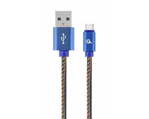 Дата кабель USB 2.0 AM to Type-C 1.0m Cablexpert (CC-USB2J-AMCM-1M-BL) Дата кабель USB 2.0 AM to Type-C 1.0m Cablexpert (CC-USB2J-AMCM-1M-BL)