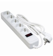 Мережевий фільтр живлення Patron 1.8m (SP-1052W), 5 розеток White (EXT-PN-SP-1052W)
