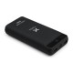 Батарея універсальна Vinga 20000 mAh QC3.0 Display soft touch black (VPB2QLSBK) 