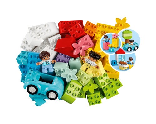 Конструктор LEGO DUPLO Classic Коробка з кубиками 65 деталей (10913)