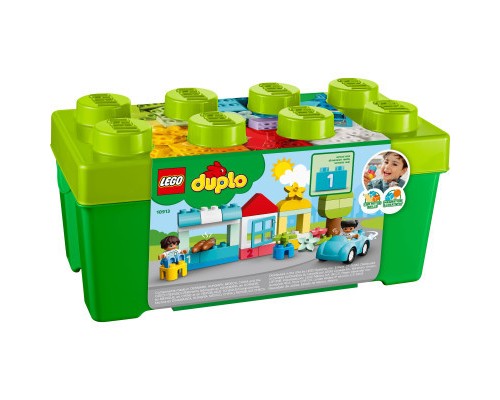 Конструктор LEGO DUPLO Classic Коробка з кубиками 65 деталей (10913)