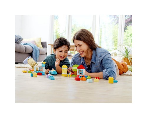 Конструктор LEGO DUPLO Classic Коробка з кубиками 65 деталей (10913)