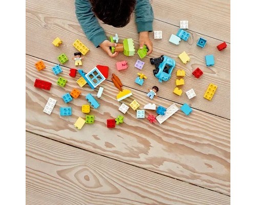 Конструктор LEGO DUPLO Classic Коробка з кубиками 65 деталей (10913)