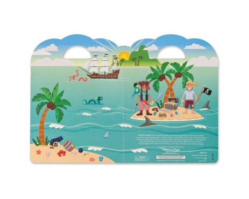 Набір для творчості Melissa&Doug Об'ємні багаторазові наліпки Пірати (MD9102)