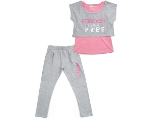Набір дитячого одягу Breeze FOREVER (14586-164G-pink)