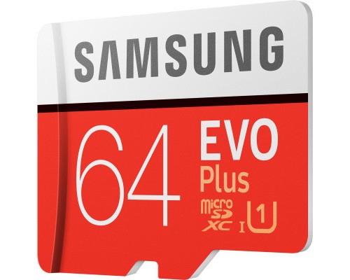 Карта пам'яті Samsung 64GB microSDXC class 10 UHS-I U1 Evo Plus V2 (MB-MC64HA/RU)