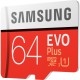 Карта пам'яті Samsung 64GB microSDXC class 10 UHS-I U1 Evo Plus V2 (MB-MC64HA/RU)