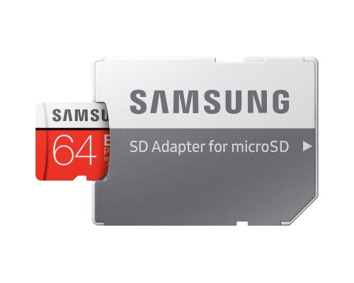 Карта пам'яті Samsung 64GB microSDXC class 10 UHS-I U1 Evo Plus V2 (MB-MC64HA/RU)