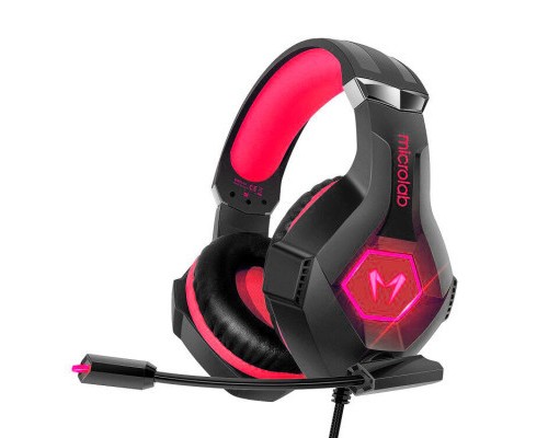 Навушники Microlab G7 Black-Red (G7_b+r)