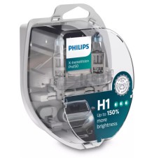 Автолампа Philips H1 X-treme VISION PRO +150%, 3700K, 2шт/блістер (12258XVPS2)