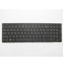 Клавіатура ноутбука HP ProBook 450 G5, 455 G5, 470 G5 черная с серебр рамкой с подс (A46164)