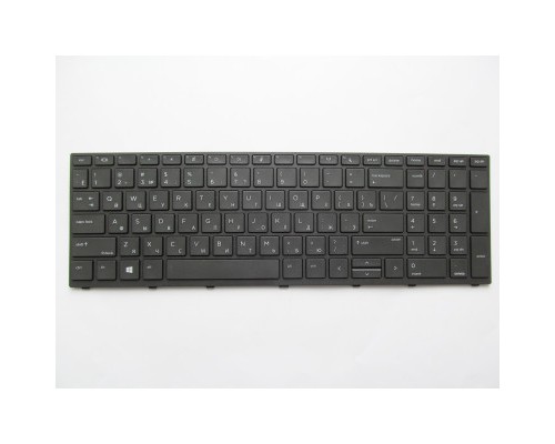 Клавіатура ноутбука HP ProBook 450 G5, 455 G5, 470 G5 черная с серебр рамкой с подс (A46164)