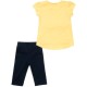Футболка дитяча Breeze з фламінго і капрі (13490-104G-yellow)