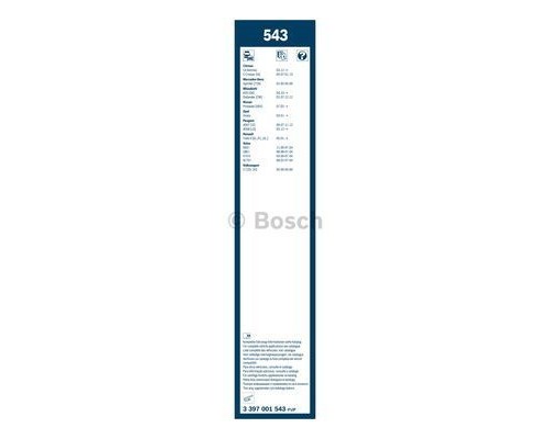 Щітка склоочисника Bosch 3 397 001 543