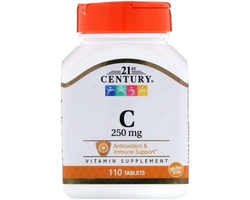 Вітамін 21st Century Вітамін C, 250 мг, 110 пігулок (CEN-22294) Вітамін 21st Century Вітамін C, 250 мг, 110 пігулок (CEN-22294)
