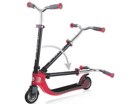 Самокат Globber Flow Foldable 125 чорно-червоний (473-102)