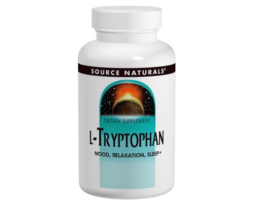 Амінокислота Source Naturals L-Триптофан, 500 мг, 30 таблеток (SN1978) 