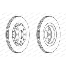 Гальмівний диск FERODO DDF206