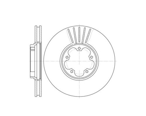 Гальмівний диск REMSA 6609.10