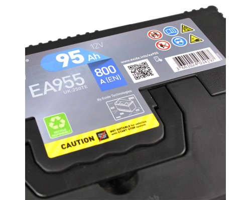 Акумулятор автомобільний EXIDE PREMIUM 95A (EA955)