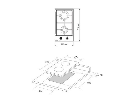 Варочна поверхня Pyramida PFX 302 IX B