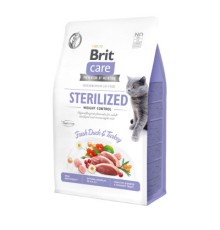 Сухий корм для кішок Brit Care Cat GF Sterilized Weight Control 400 г (8595602540808)