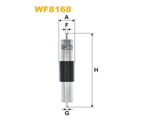 Фільтр паливний Wixfiltron WF8168
