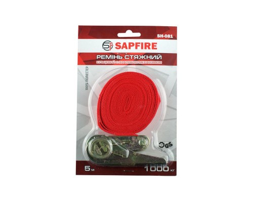 Стяжний ремінь SAPFIRE 1 т 5 м (400120)