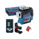 Лазерний нівелір Bosch GLL 3-80 C +LR7 +BM1, 12В, L-Boxx (0.601.063.R05)