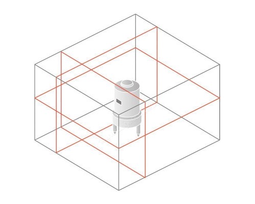 Лазерний нівелір Bosch GLL 3-80 C +LR7 +BM1, 12В, L-Boxx (0.601.063.R05)