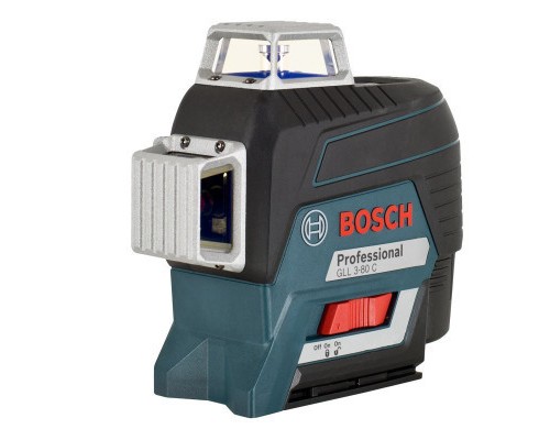 Лазерний нівелір Bosch GLL 3-80 C +LR7 +BM1, 12В, L-Boxx (0.601.063.R05)