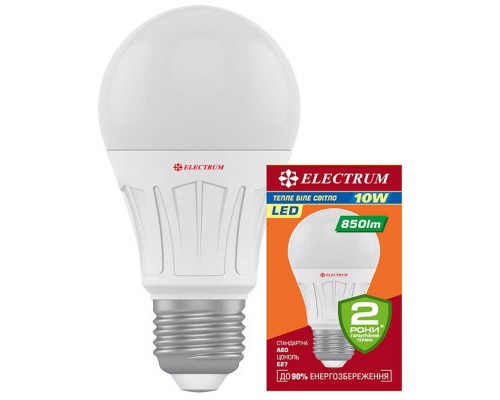 Лампочка Electrum A60 10W PA LS-V10 E27 3000K (A-LS-1519)