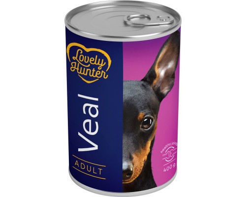 Консерви для собак Lovely Hunter Adult Veal 400 г (LHU45352) Консерви для собак Lovely Hunter Adult Veal 400 г (LHU45352)
