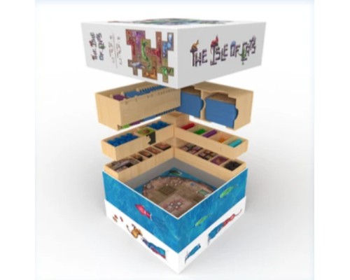 Настільна гра Geekach Games Острів кішок. Органайзер Big '2-minute' Box (доповнення), українська (GKCH001org)