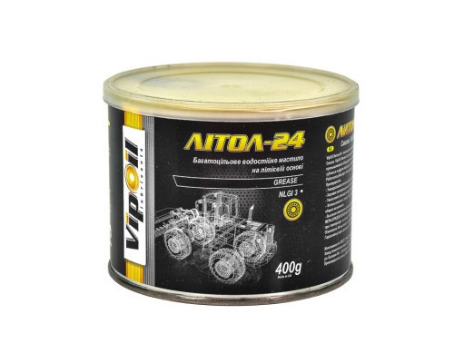 Мастило автомобільне VIPOIL VipOil Літол-24, 0,4 kg (x24) (0162875)