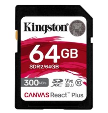 Карта пам'яті Kingston 64GB class 10 UHS-II U3 Canvas React Plus (SDR2/64GB)