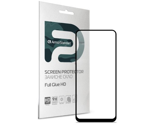 Скло захисне Armorstandart Full Glue HD TECNO Camon 16/16 SE Black (ARM65097)