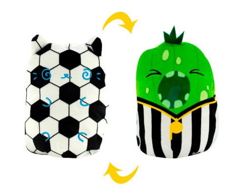 М'яка іграшка Cats vs Pickles 2 в 1 – Котик та огірок Футбол (CVP2200-2) М'яка іграшка Cats vs Pickles 2 в 1 – Котик та огірок Футбол (CVP2200-2)