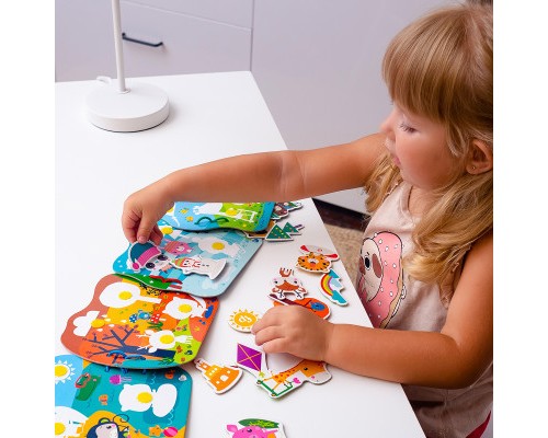 Розвиваюча іграшка Vladi Toys Гра-шнурівка Fisher Price Пори року (укр) (VT5303-25)