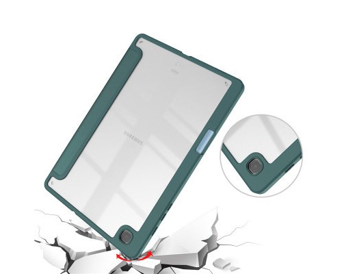 Чохол до планшета BeCover Soft Edge Pencil Mount Samsung Galaxy Tab S6 Lite 10.4 P610/P613/P615/P619 Dark Green (708353)