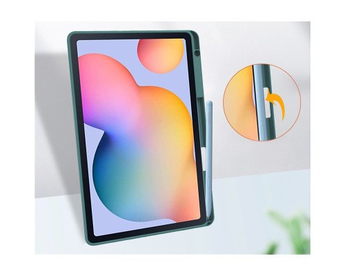 Чохол до планшета BeCover Soft Edge Pencil Mount Samsung Galaxy Tab S6 Lite 10.4 P610/P613/P615/P619 Dark Green (708353)