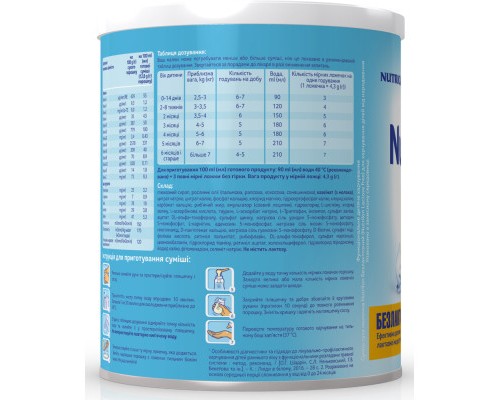 Дитяча суміш Nutrilon Безлактозний 400 г (8712400745291)