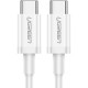 Дата кабель USB-C to USB-C 1.5m US264 18W ABS Cover White Ugreen (60519)