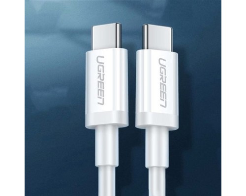 Дата кабель USB-C to USB-C 1.5m US264 18W ABS Cover White Ugreen (60519)