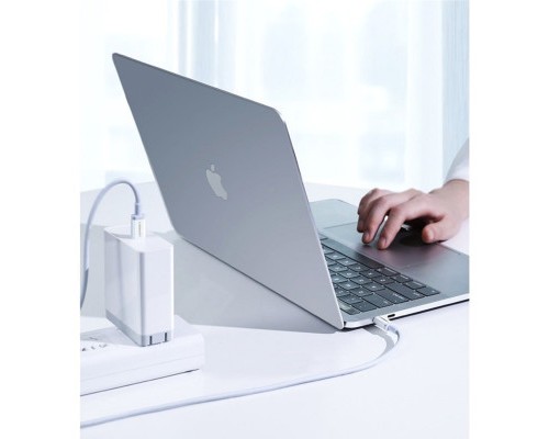 Дата кабель USB-C to USB-C 1.5m US264 18W ABS Cover White Ugreen (60519)